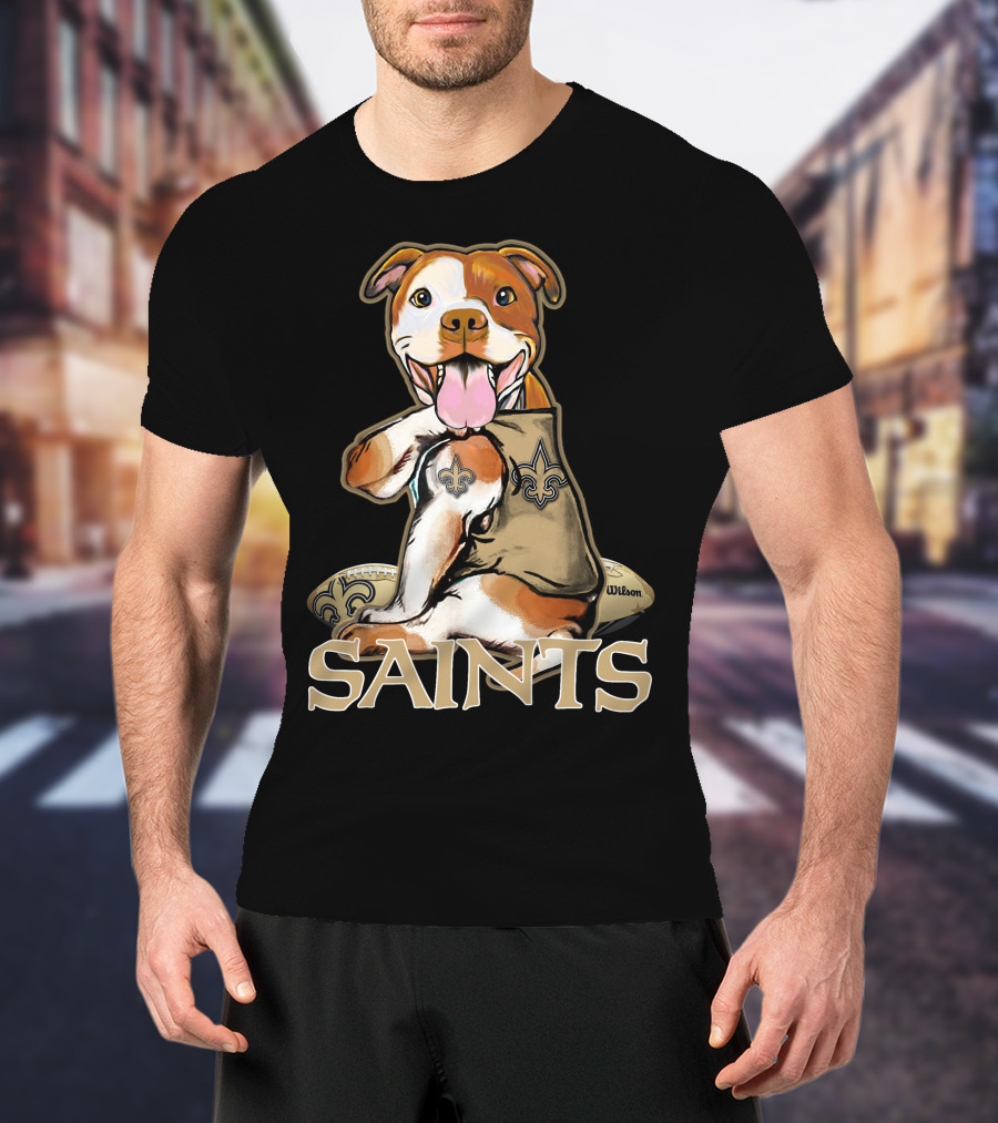 Pittbull Wilson Fleur-de-Lis Saints T-Shirt