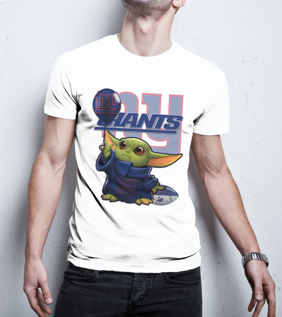 Yoda Giants Football Balloon Power Play T-Shirt
