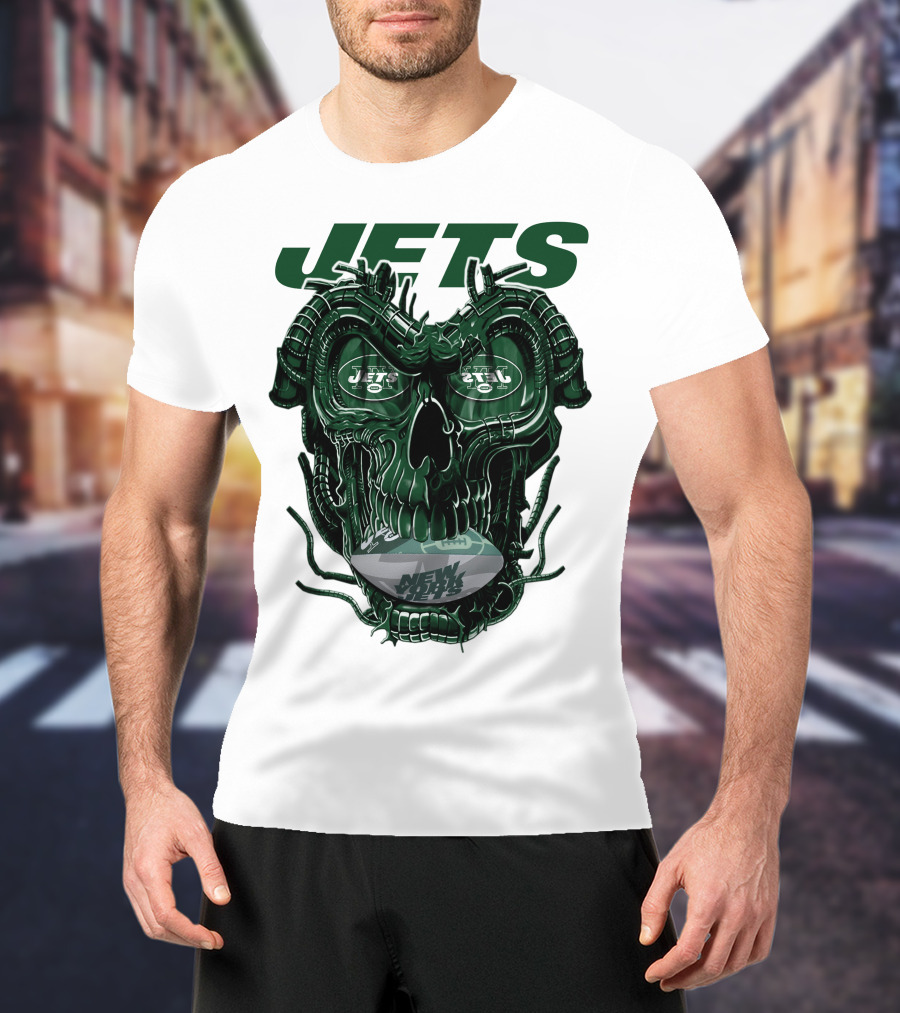 Jets Dragonskull New York Football T-Shirt