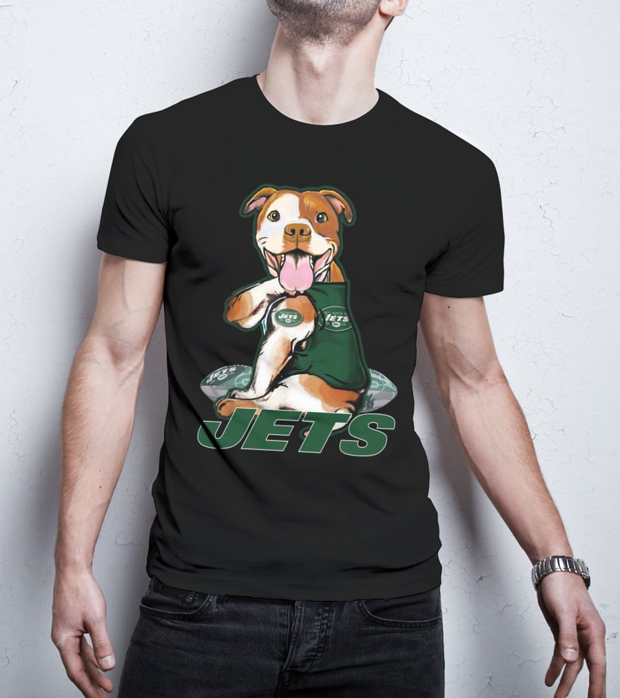 Pittbull Jets Football Fan New York T-Shirt
