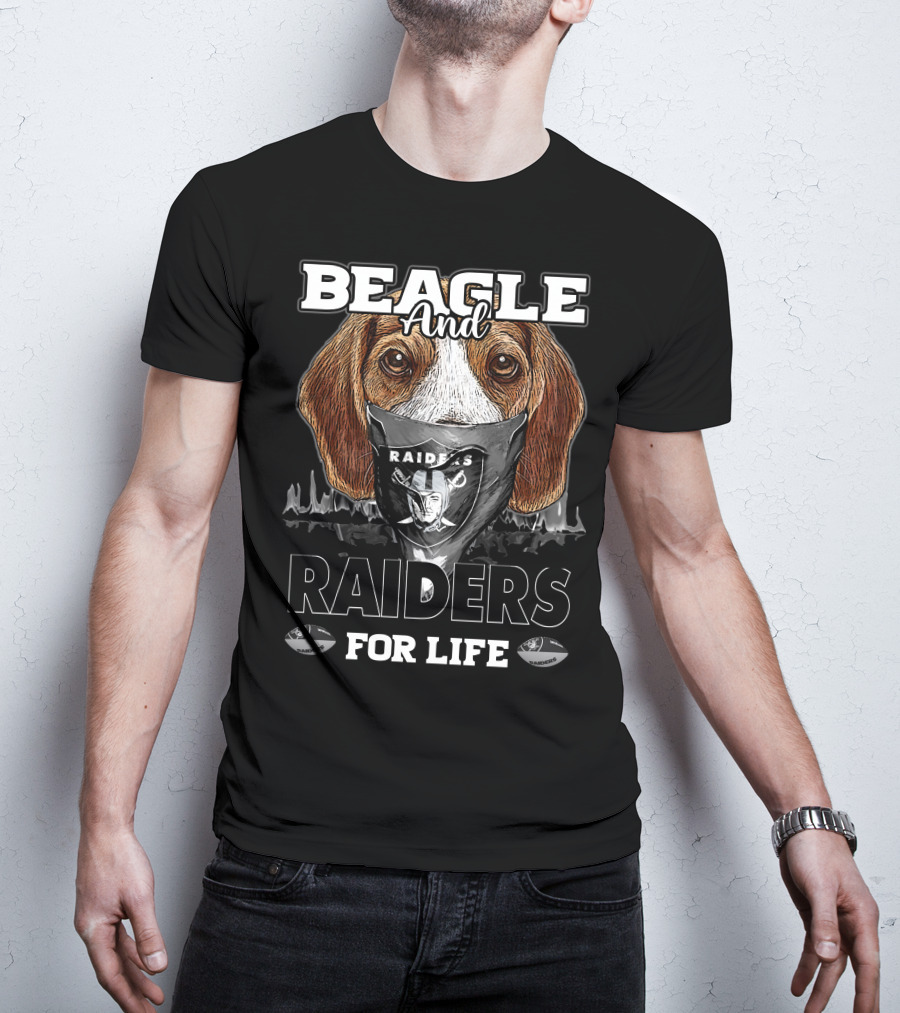 Beagle And Raiders For Life T-Shirt