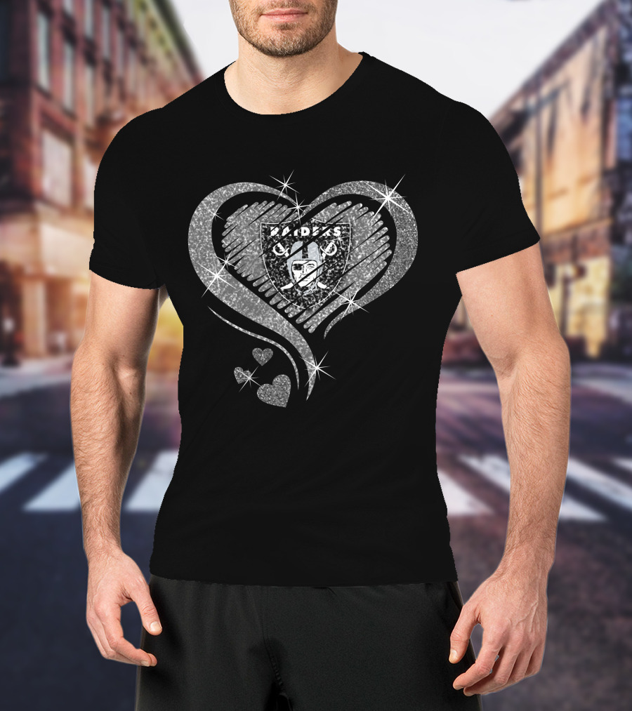 Heart Diamond Raiders Sparkling T-Shirt