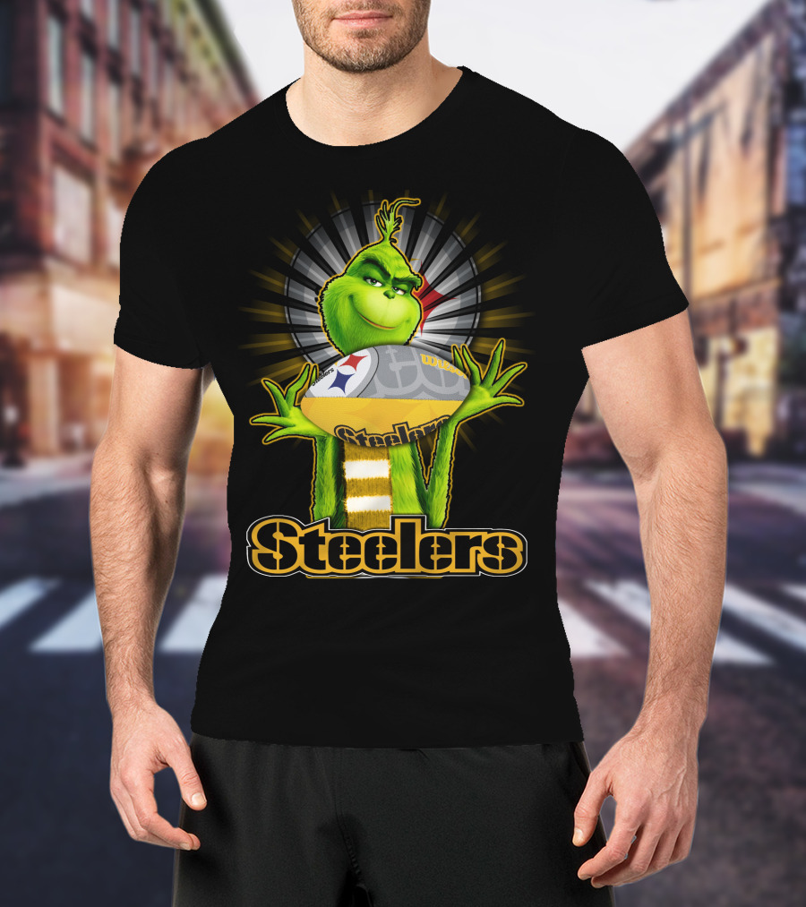 Grinch Steelers Football Fan T-Shirt