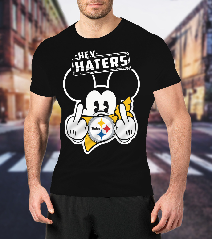 Hey Haters Mick V2 Pittsburgh Steelers T-Shirt