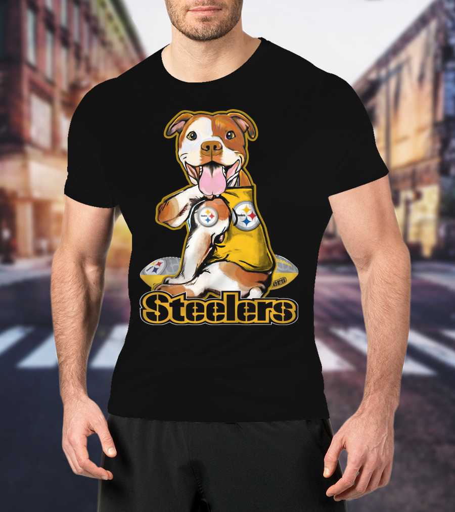 Steelers Pittbull Football Fan Appreciation T-Shirt