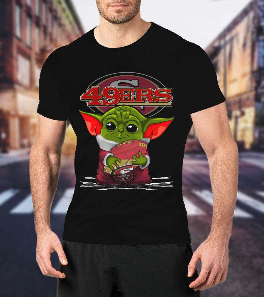 Yoda V3 Baby Alien Football San Francisco 49ers T-Shirt