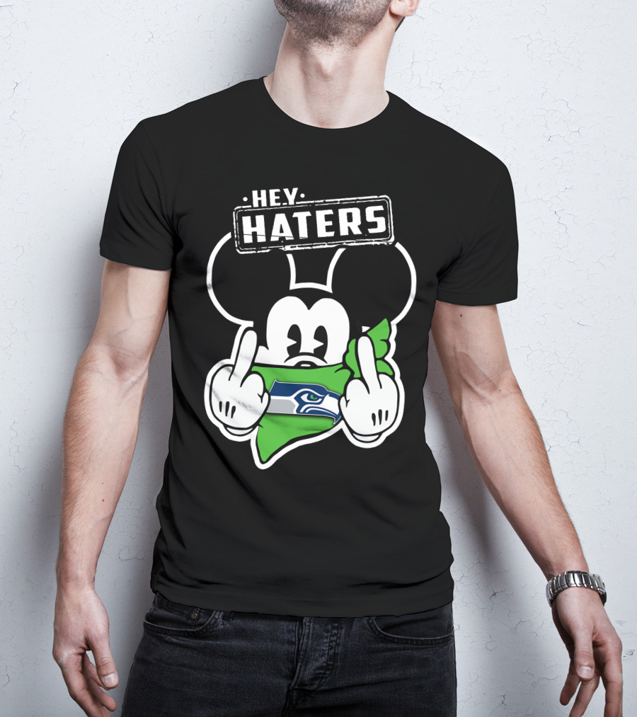 HEY HATERS Mick V2 Seattle Seahawks T-Shirt