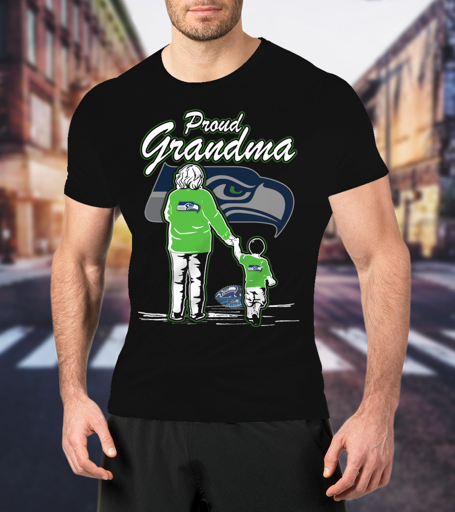 Proud Grandma Seattle Seahawks T-Shirt