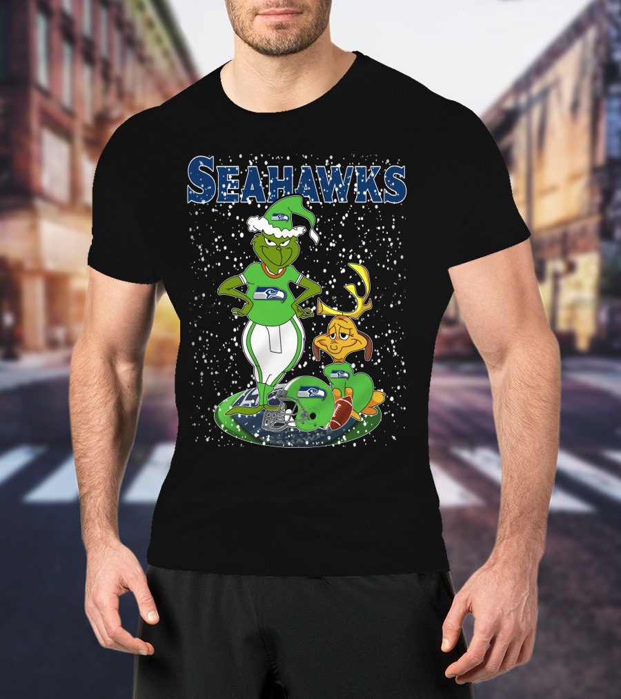 Seahawks Grinchxmas Seattle Seahawks T-Shirt
