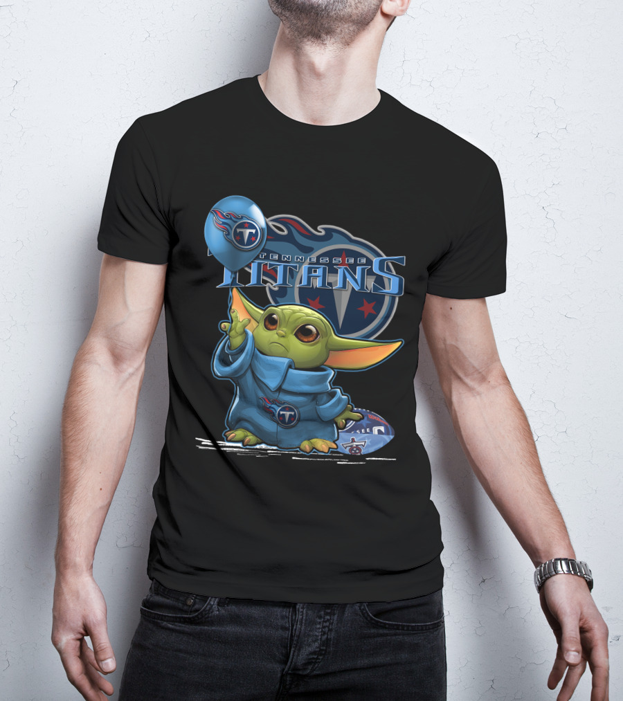 Tennessee Titans Yoda Force Football T-Shirt