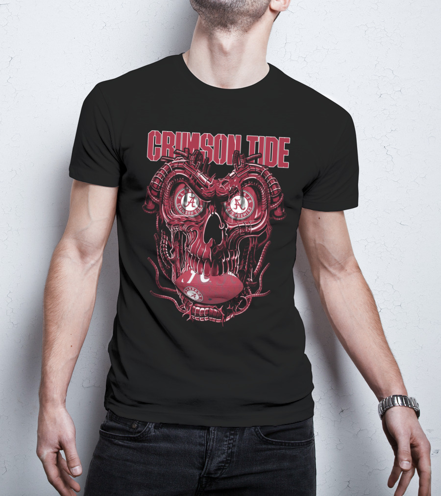 Crimson Tide Dragonskull Alabama Football T-Shirt