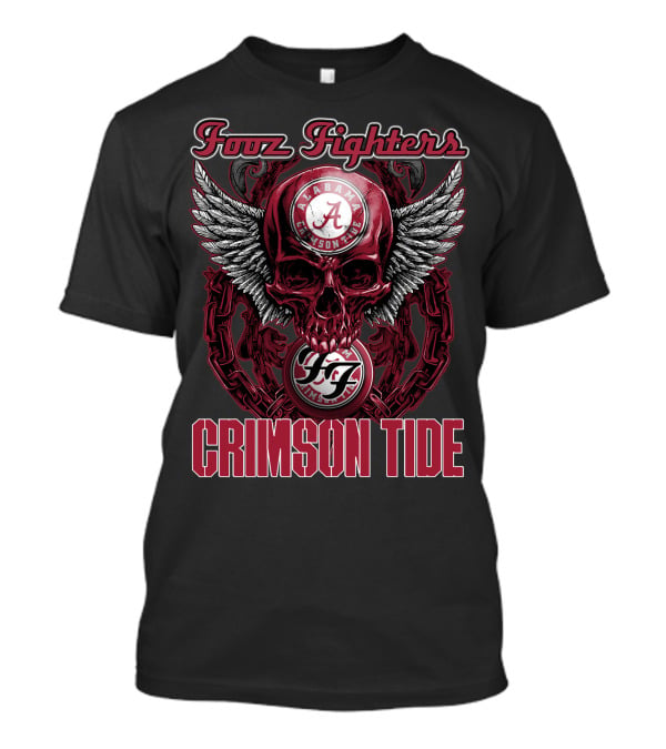 Foo Fighters Alabama Crimson Tide T-Shirt