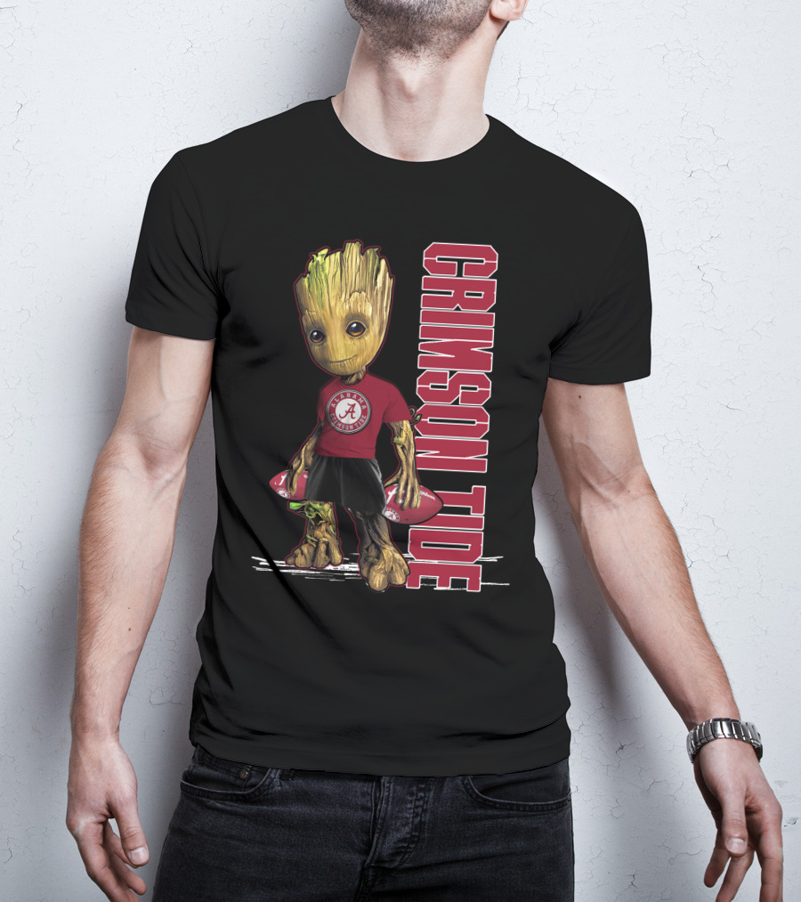 Groot Alabama Crimson Tide Football T-Shirt