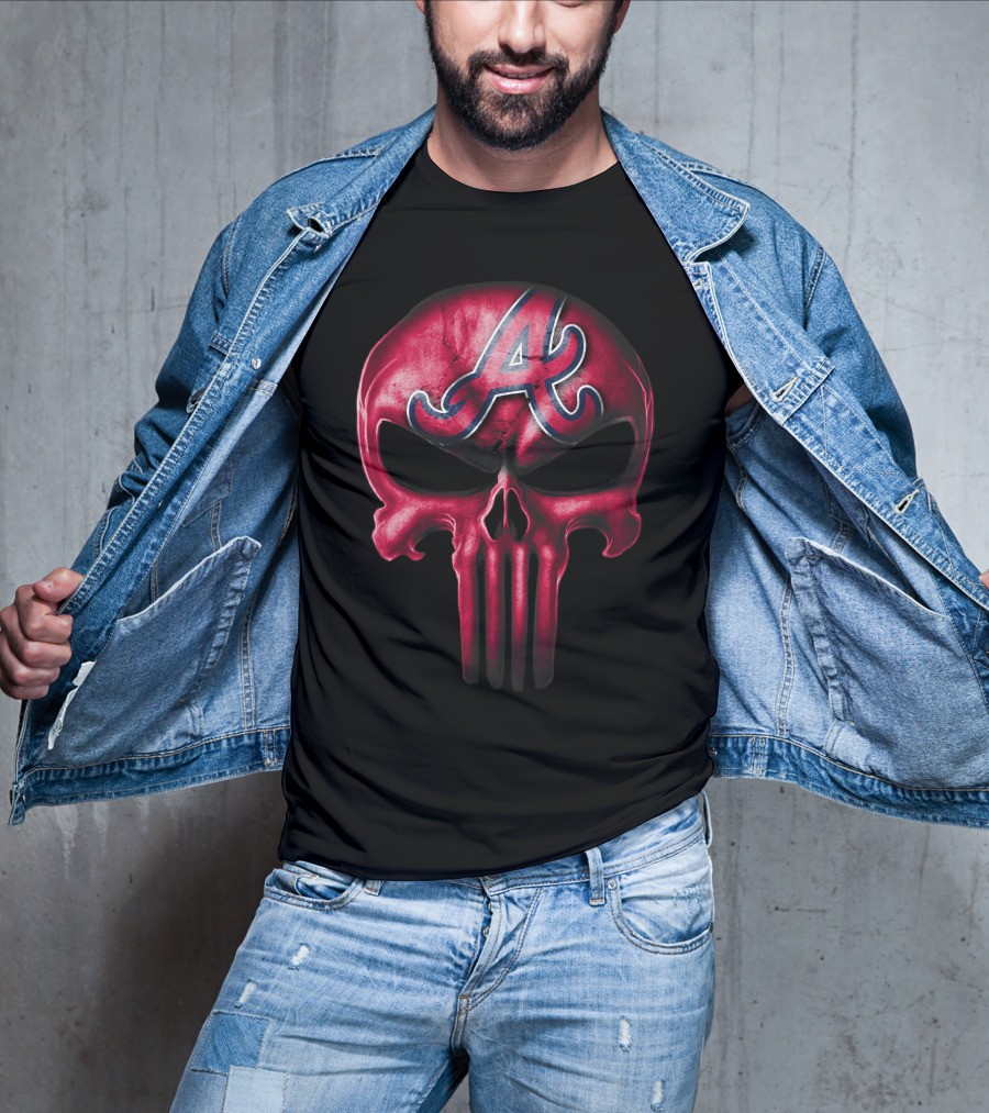 Atlanta Braves Skull V3 Logo Iconic T-Shirt