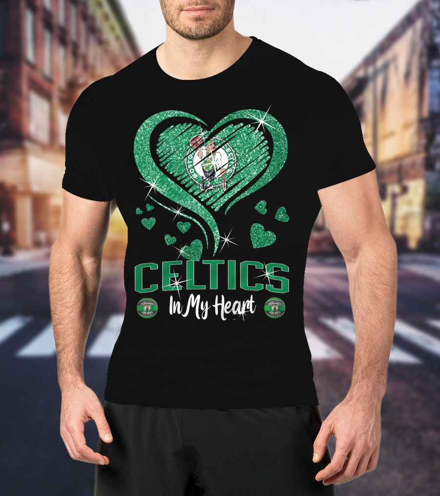 Celtics Boston In My Heart T-Shirt