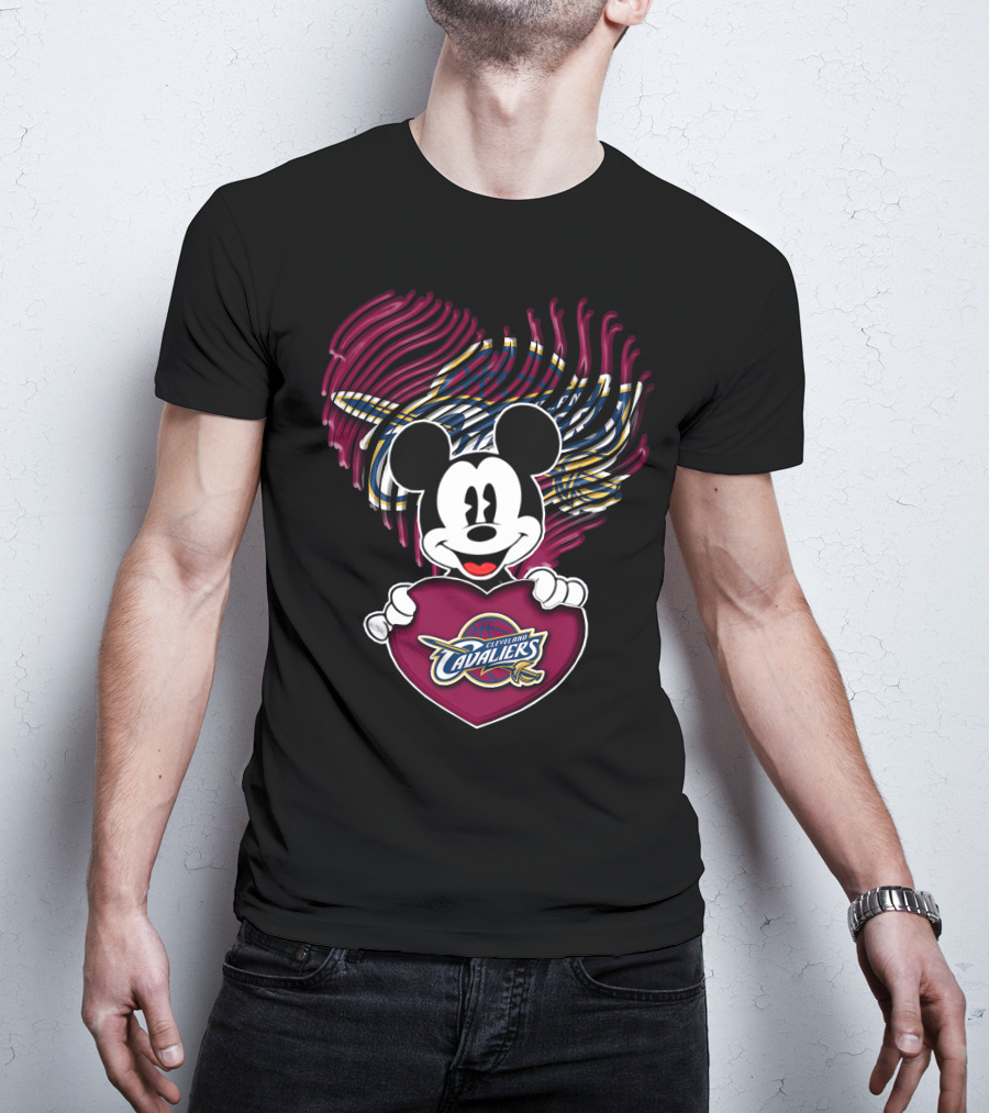 Mickey Mouse Cleveland Cavaliers Mashup T-Shirt