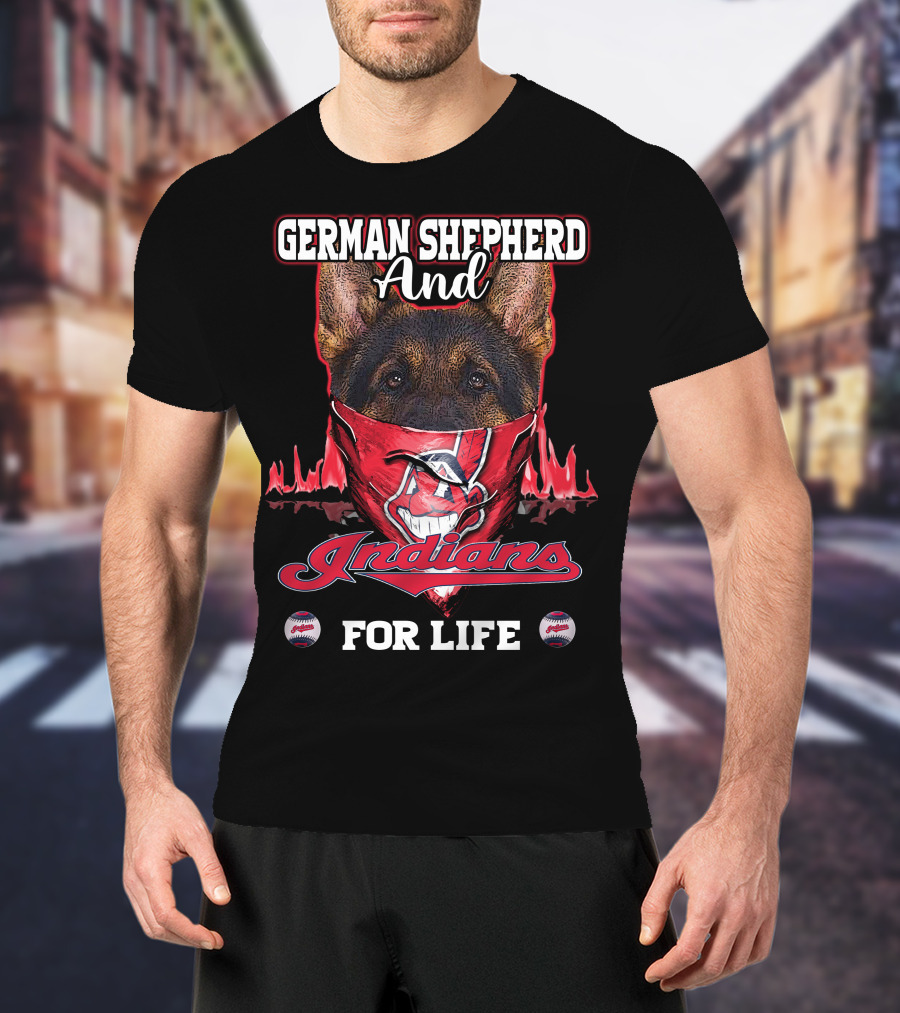German Shepherd And Indians For Life T-Shirt