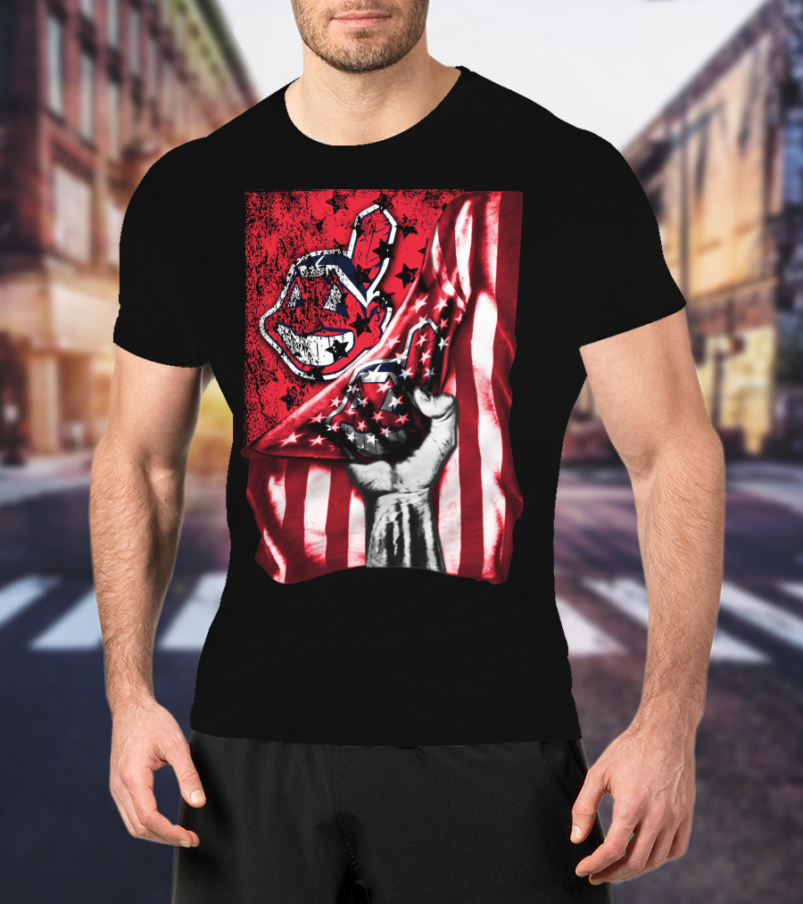Cleveland Indians Flag T-Shirt