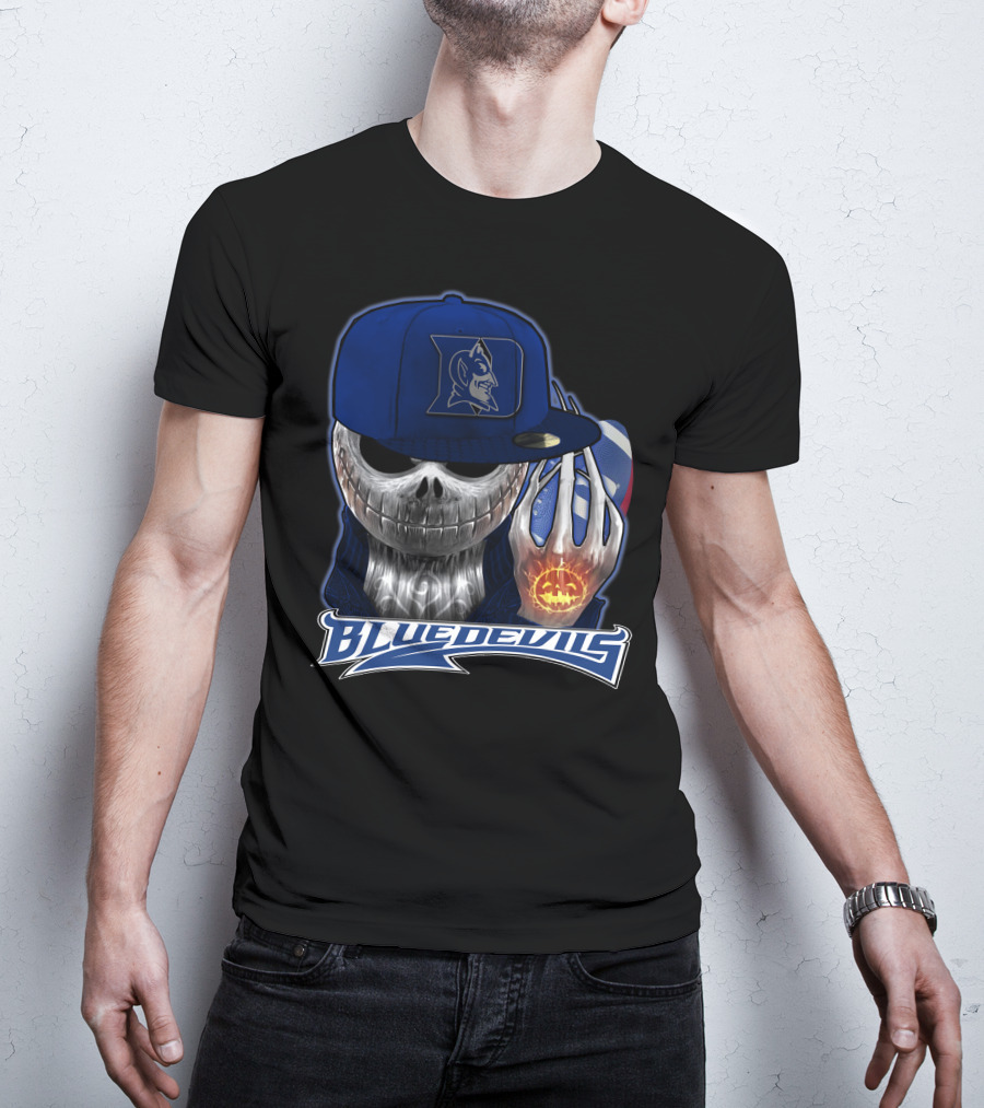 Blue Devils Jackskull Basketball Icon With Duke T-Shirt