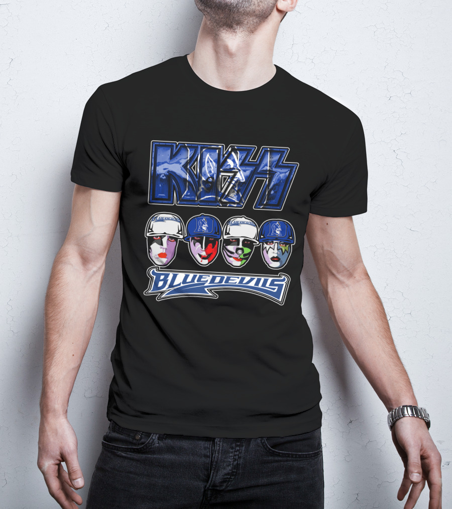 KISS Duke Blue Devils Face Paint T-Shirt