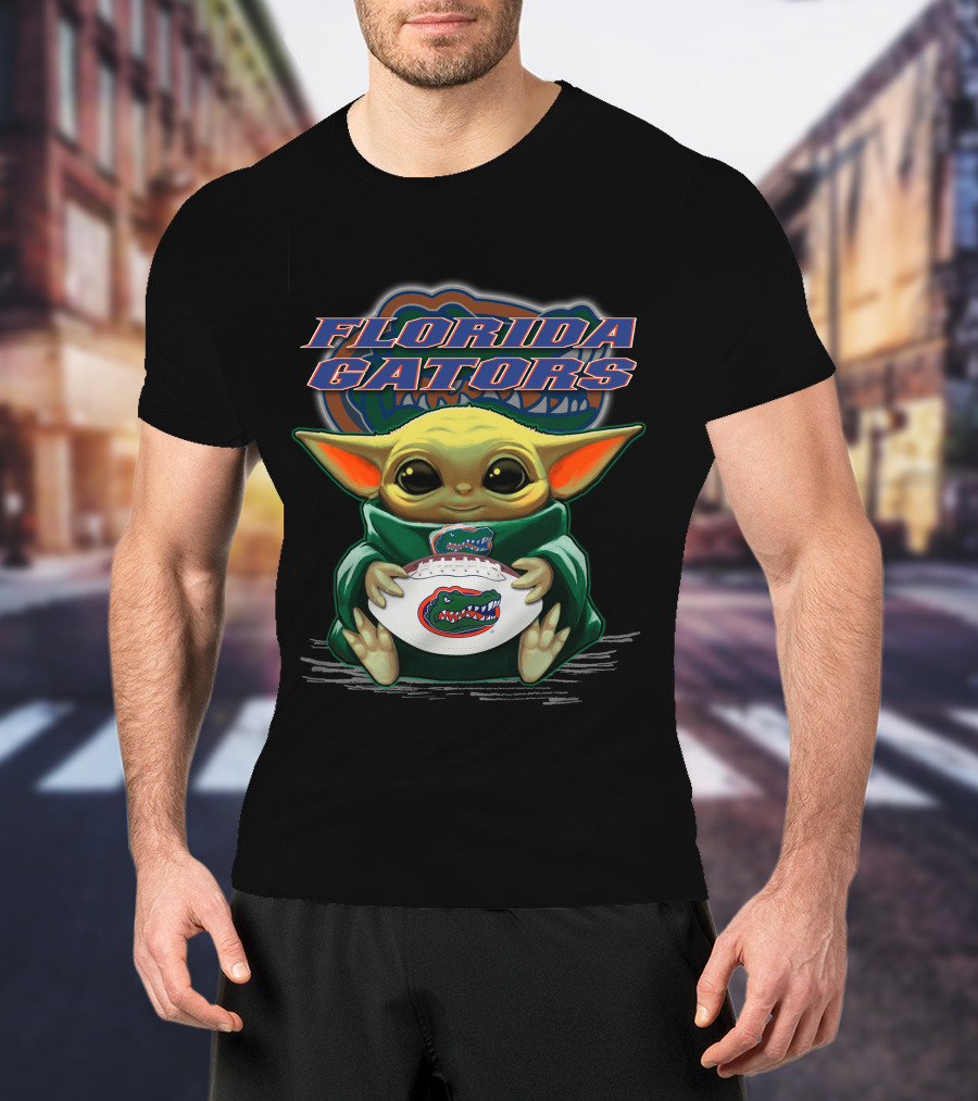 Florida Gators Yoda Football Fan T-Shirt