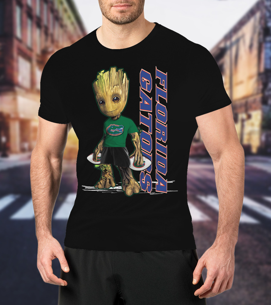 Groot Florida Gators Mascot T-Shirt With Team T-Shirt