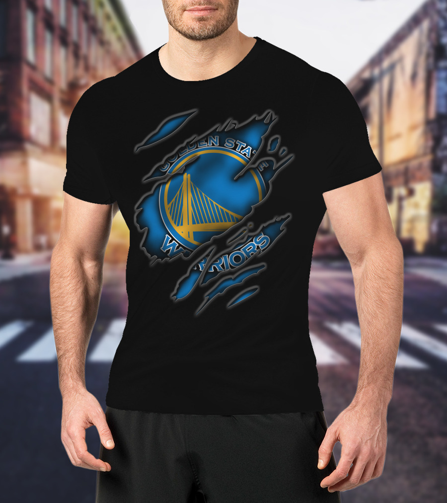 Golden State Warriors Torn T-Shirt