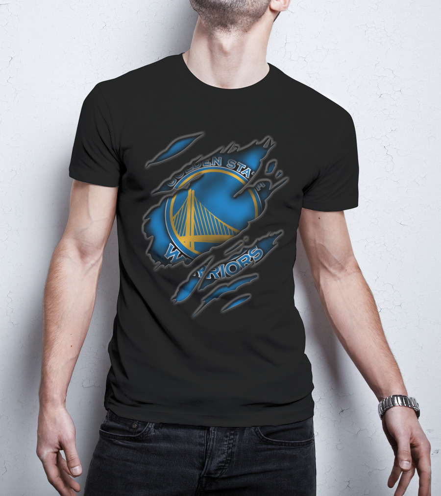 Golden State Warriors Torn T-Shirt