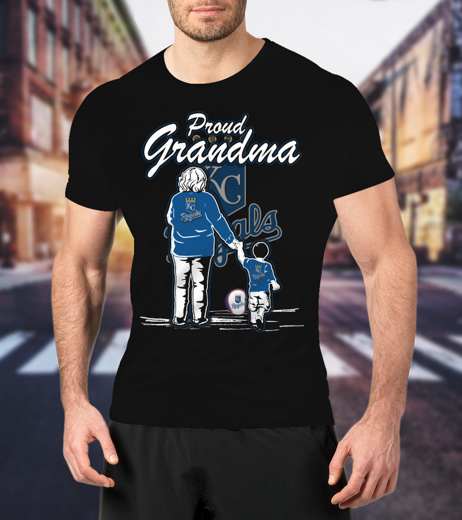 Proud Grandma Kansas City Royals KC Royals T-Shirt