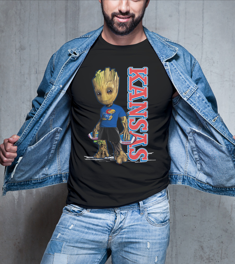 Groot Kansas Jayhawks KU Jayhawk Fan T-Shirt
