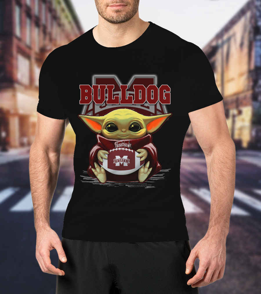 Yoda Mississippi State Bulldog Football Fan T-Shirt