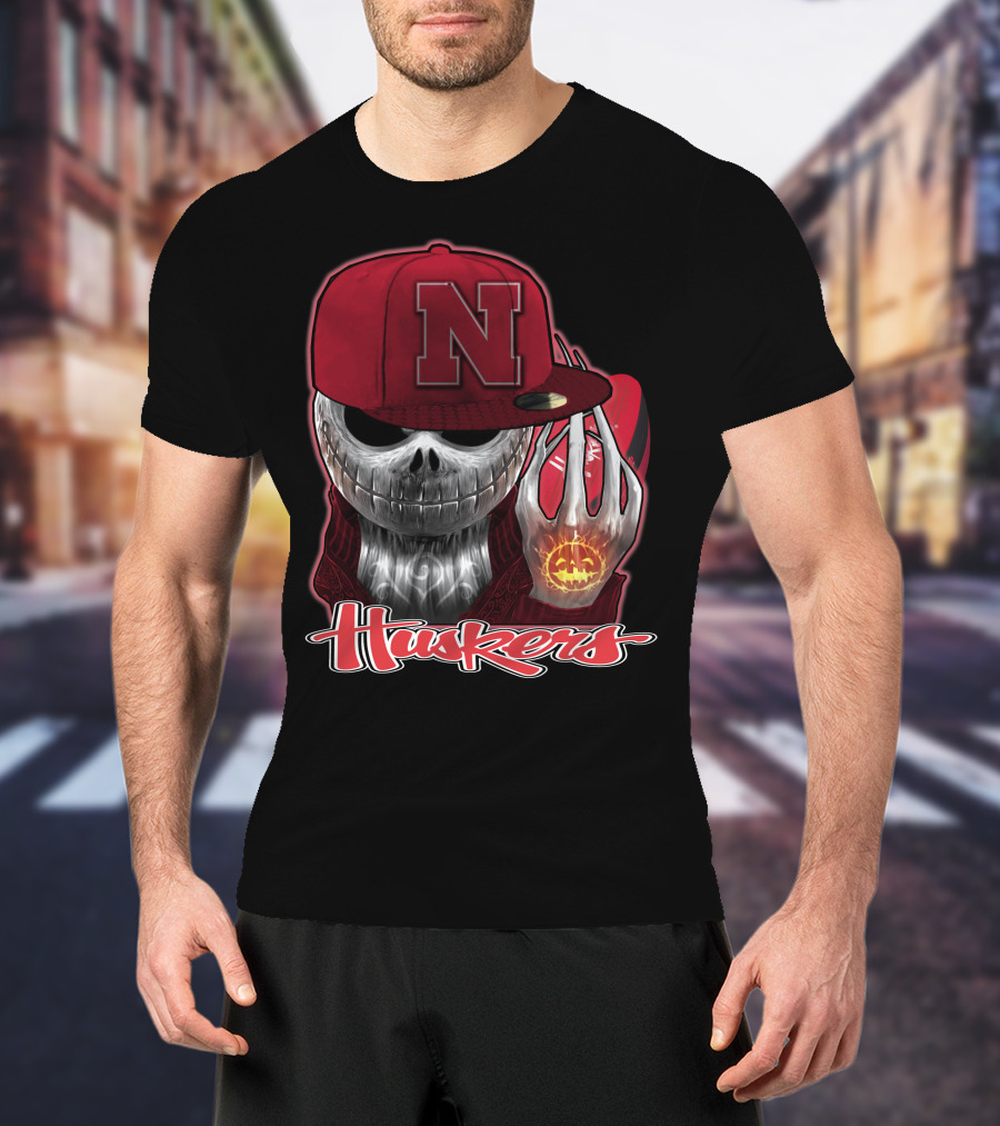 Jackskull Huskers N Logo Nebraska Cornhuskers T-Shirt