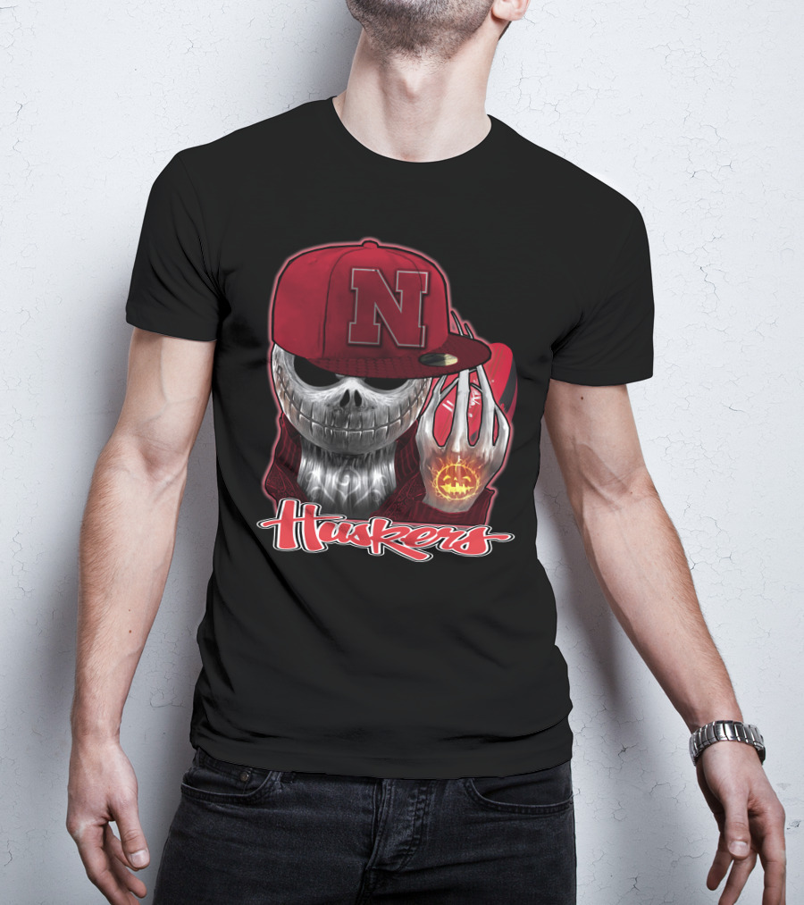 Jackskull Huskers N Logo Nebraska Cornhuskers T-Shirt