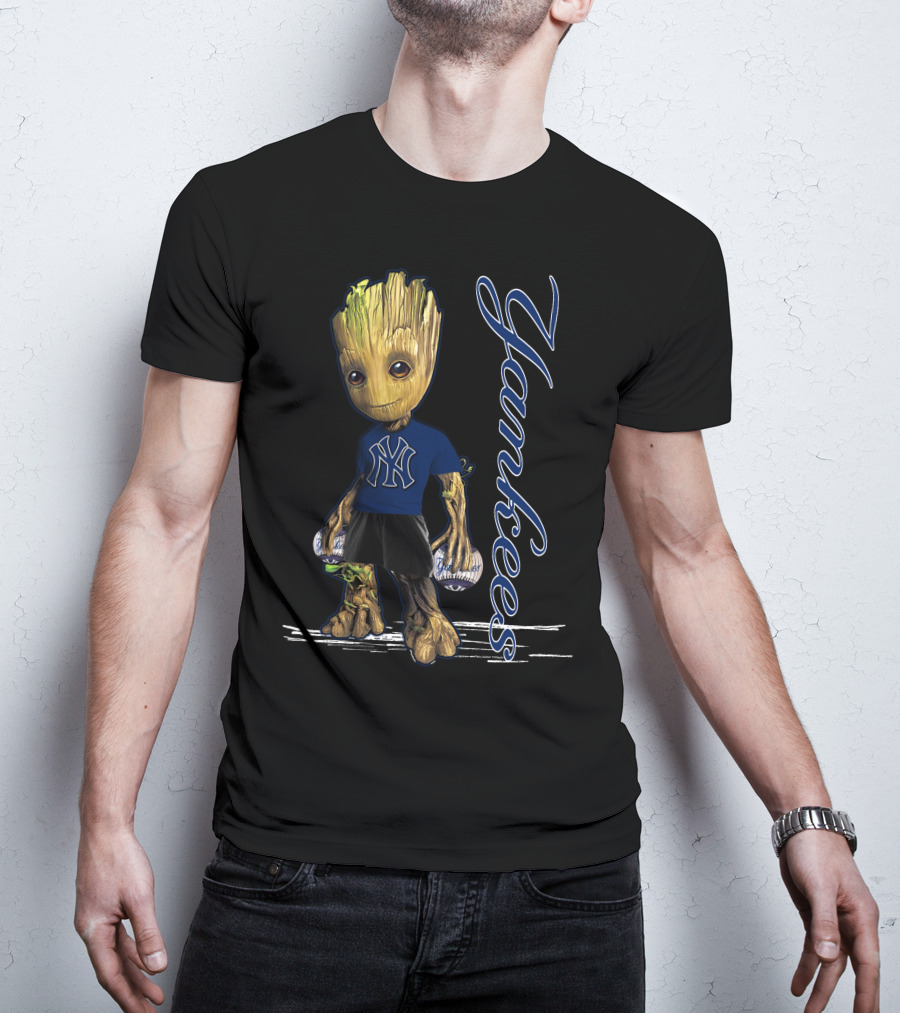 Groot Yankees NY Baseball Fan Iconic T-Shirt