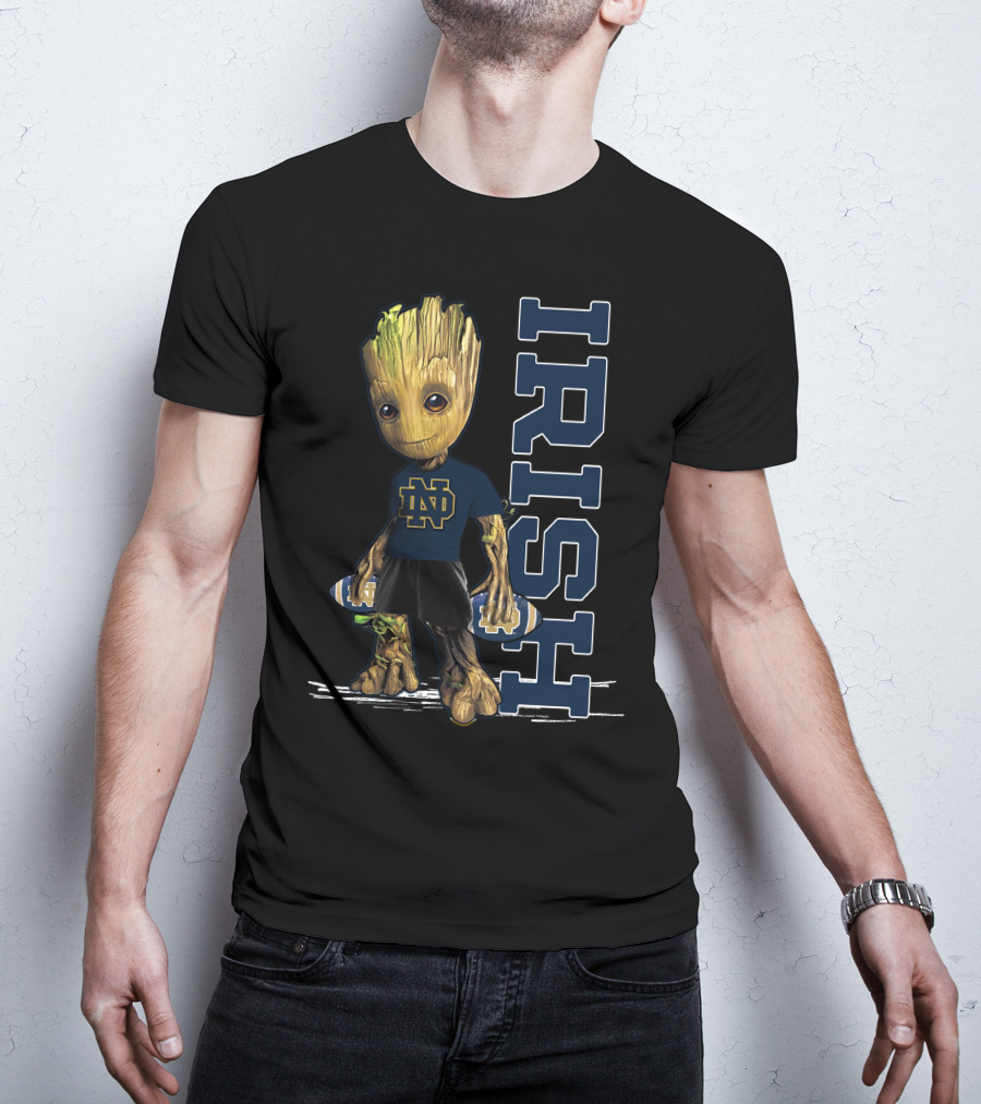Groot Notre Dame IRISH Football Team Spirit T-Shirt