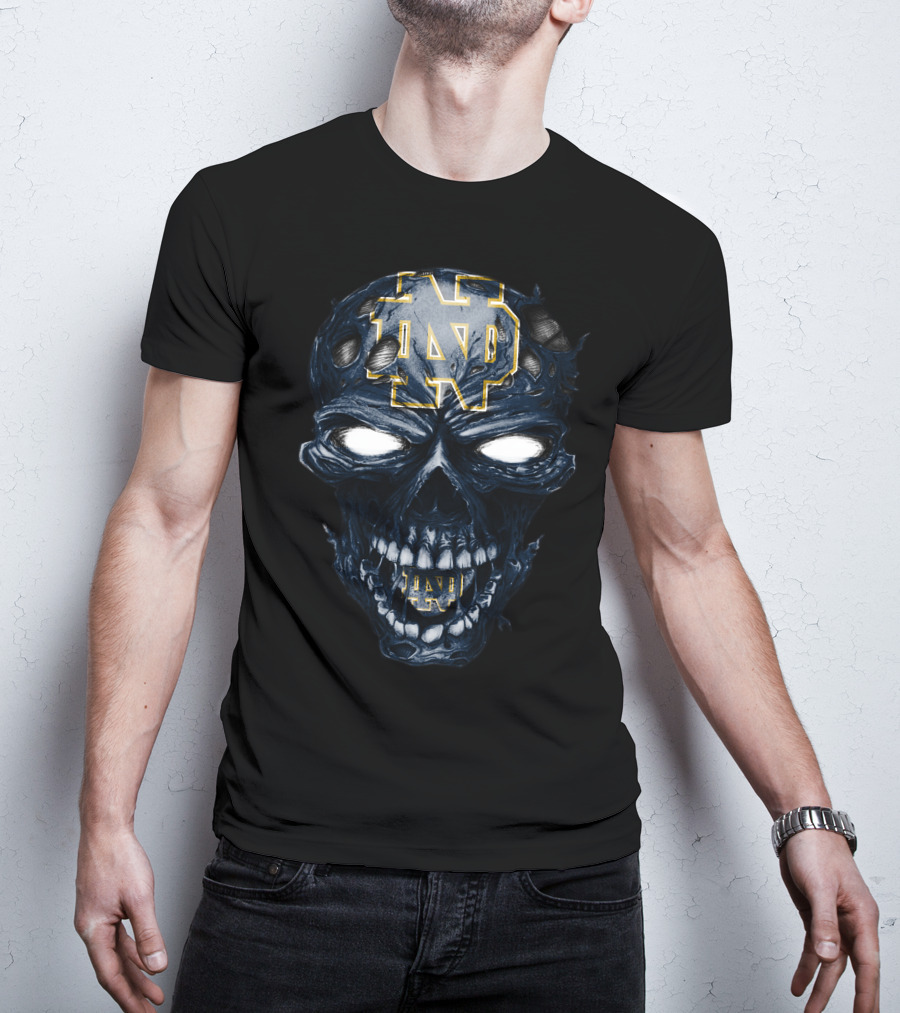 Skull ND Fighting Irish T-Shirt