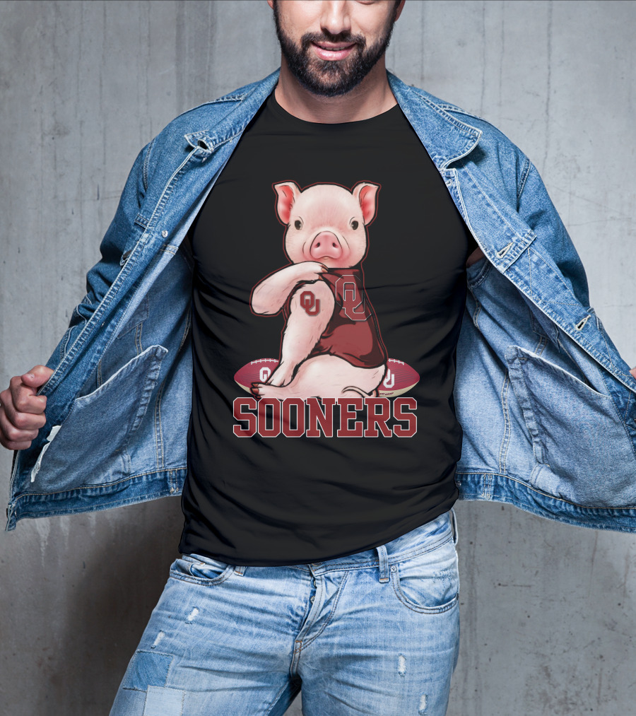 OU Pig Sooners Football T-Shirt