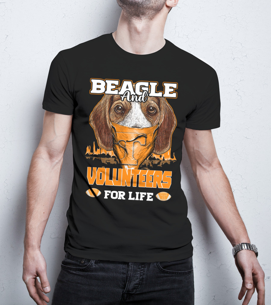 Beagle And Volunteers For Life Tennessee Volunteers T-Shirt