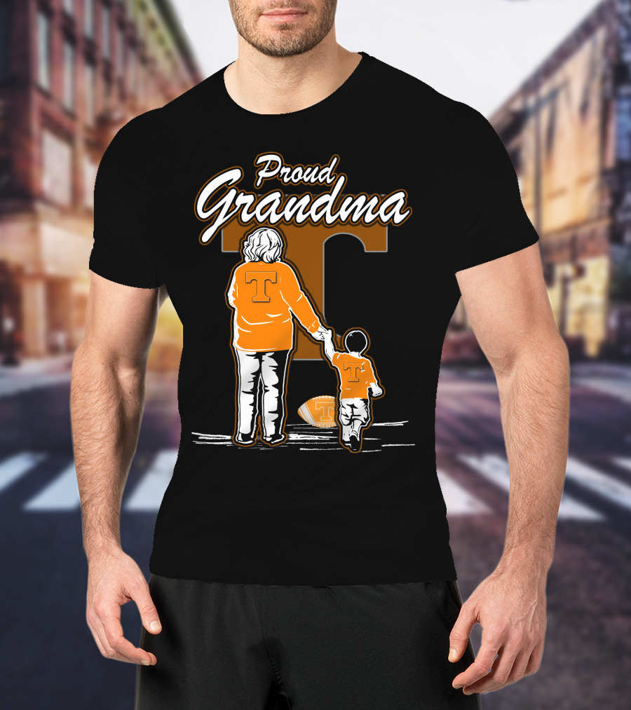 Proud Grandma Tennessee Volunteers Football T-Shirt