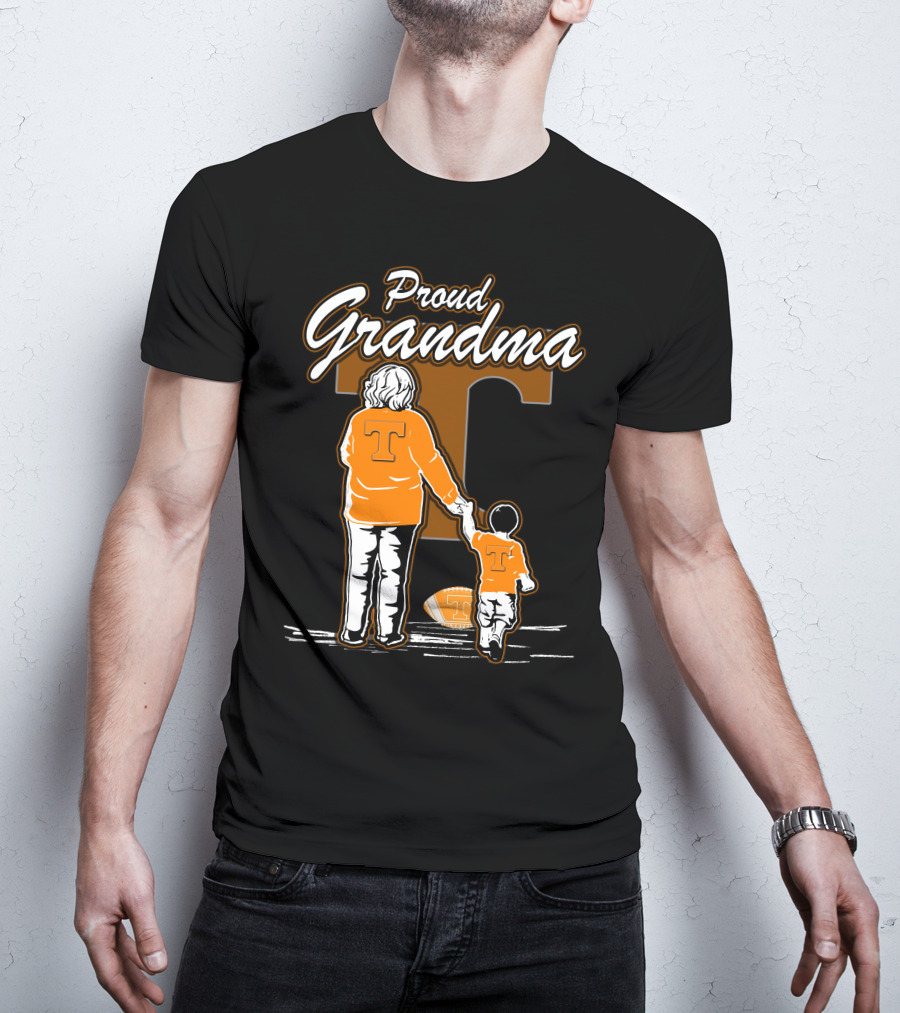 Proud Grandma Tennessee Volunteers Football T-Shirt