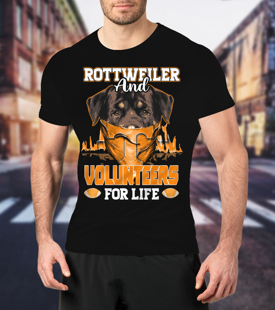Rottweiler And Volunteers For Life Tennessee T-Shirt