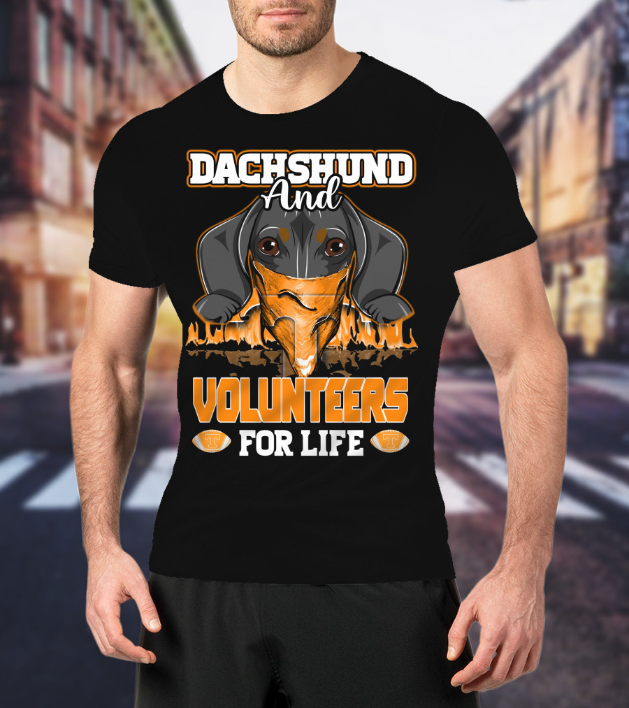 Dachshund And Volunteers For Life Tennessee T T-Shirt