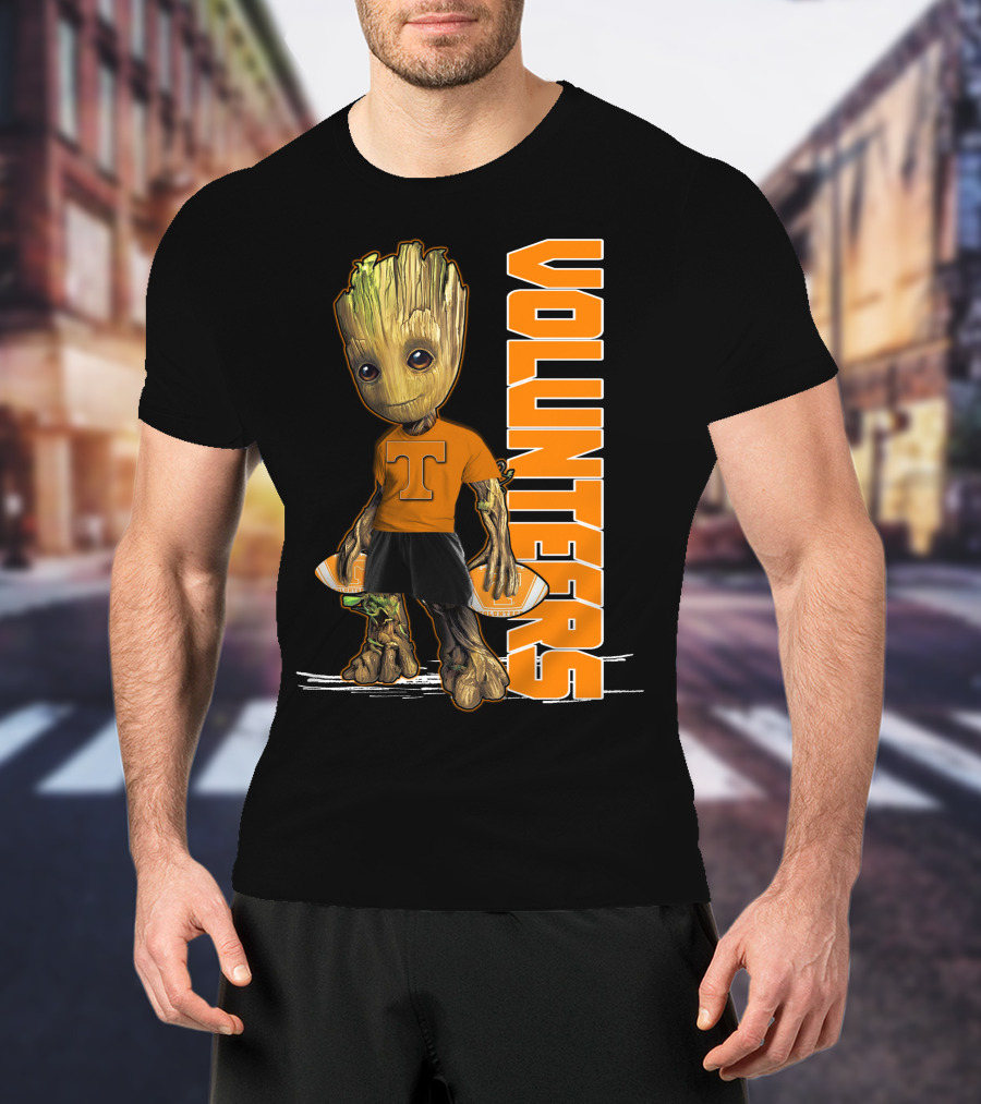 Groot Tennessee Volunteers Football Fan T-Shirt