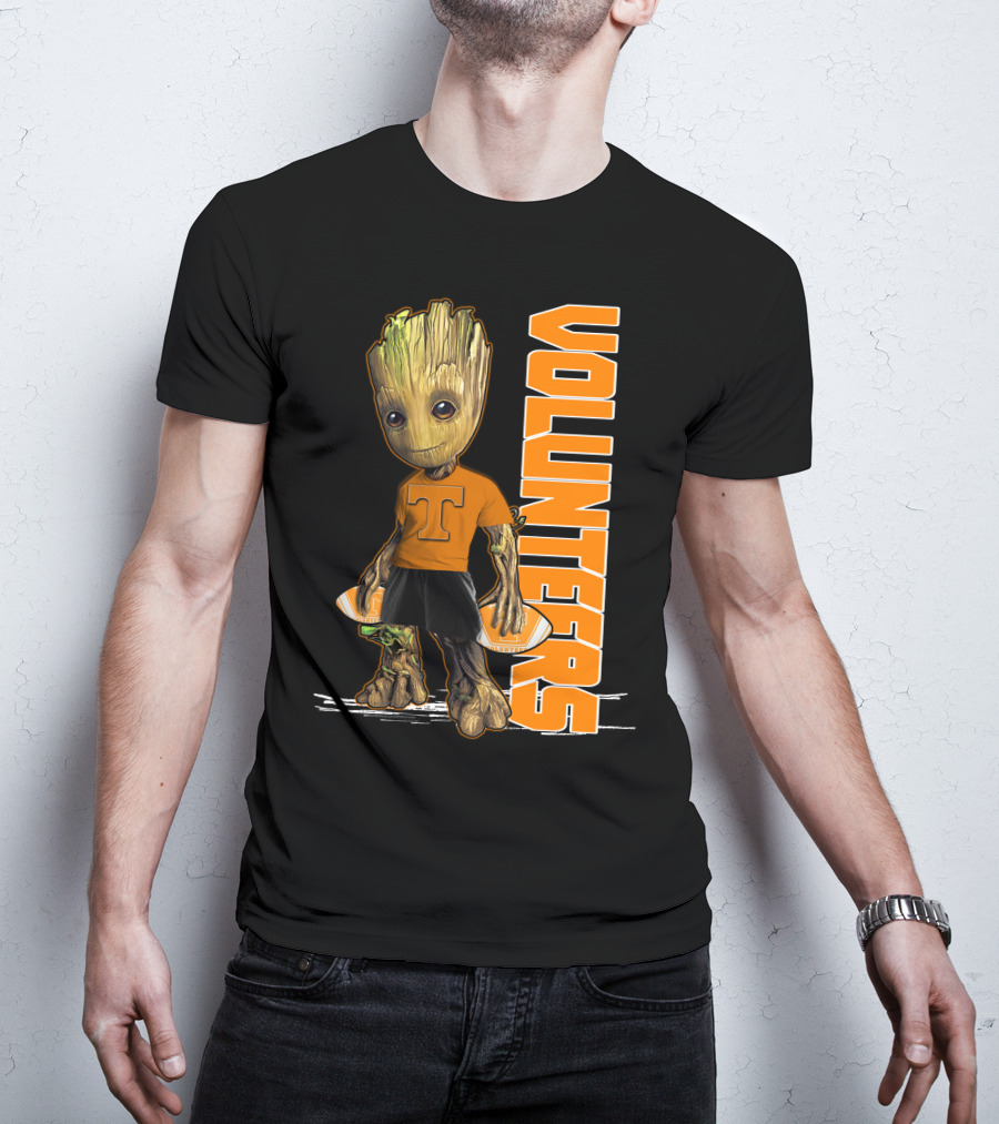 Groot Tennessee Volunteers Football Fan T-Shirt