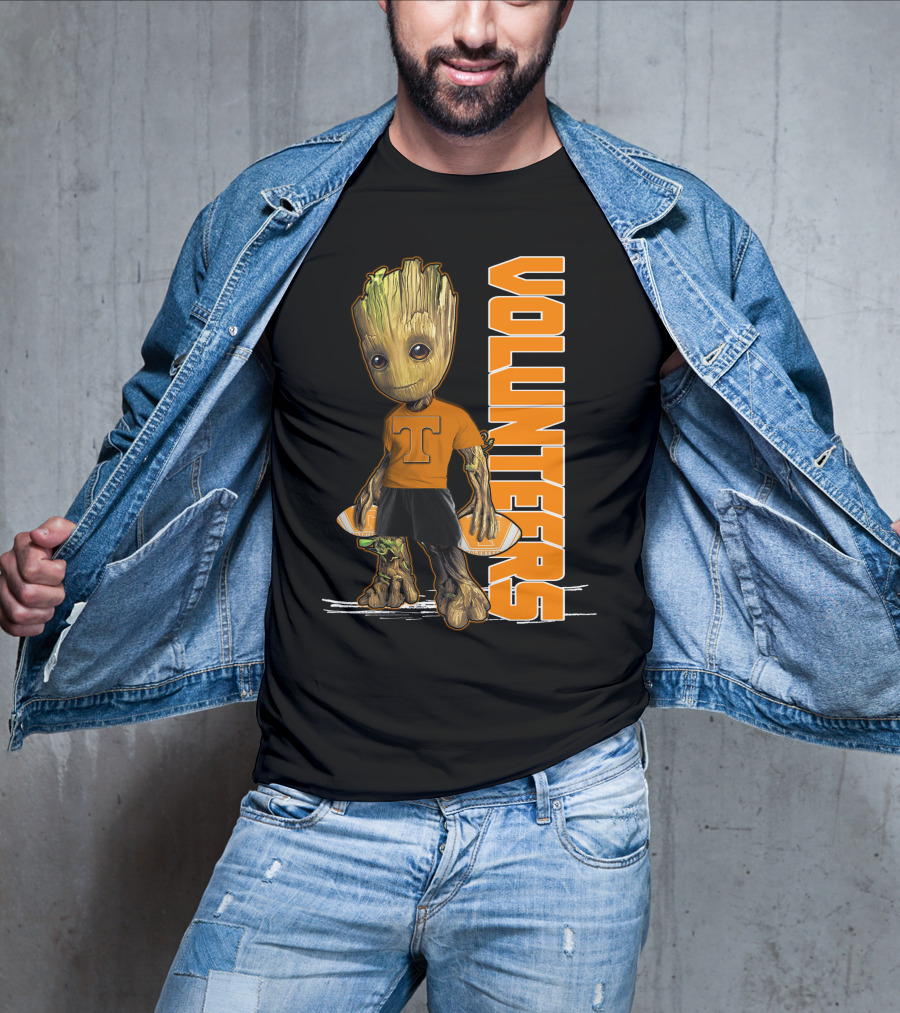 Groot Tennessee Volunteers Football Fan T-Shirt