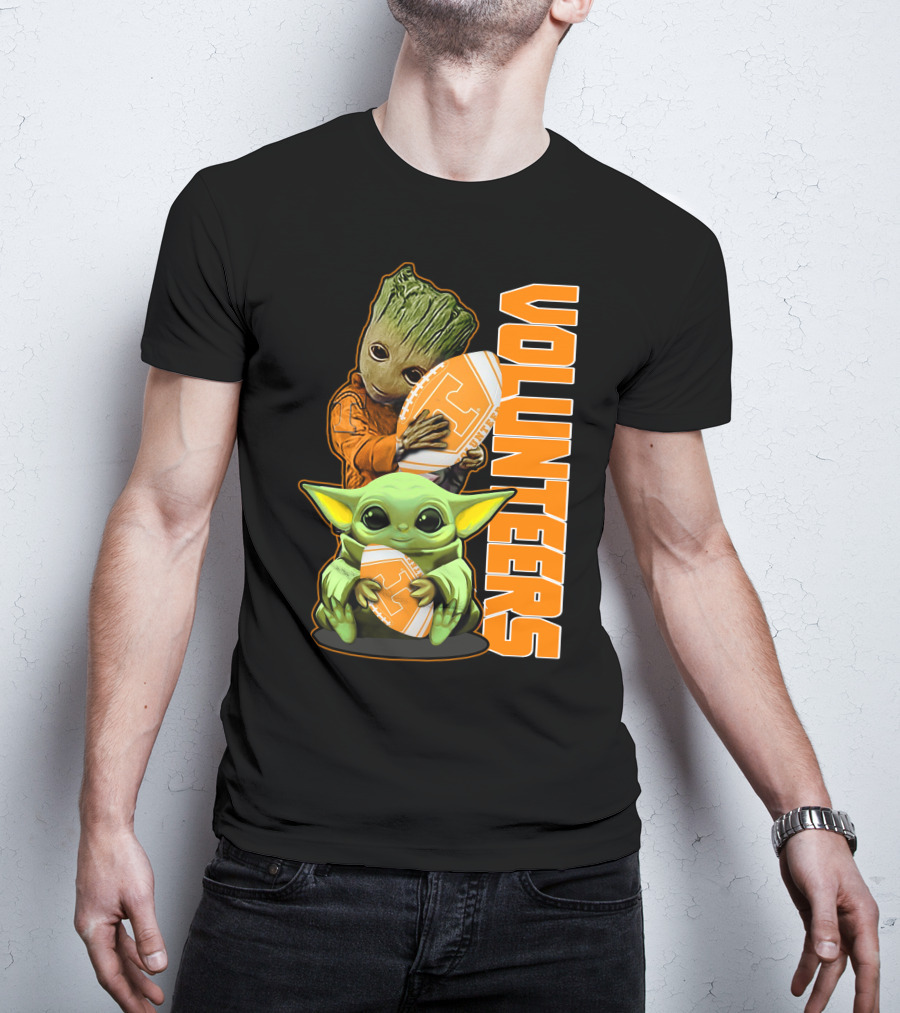 Grzd Volunteers Football Baby Alien Tree Character T-Shirt