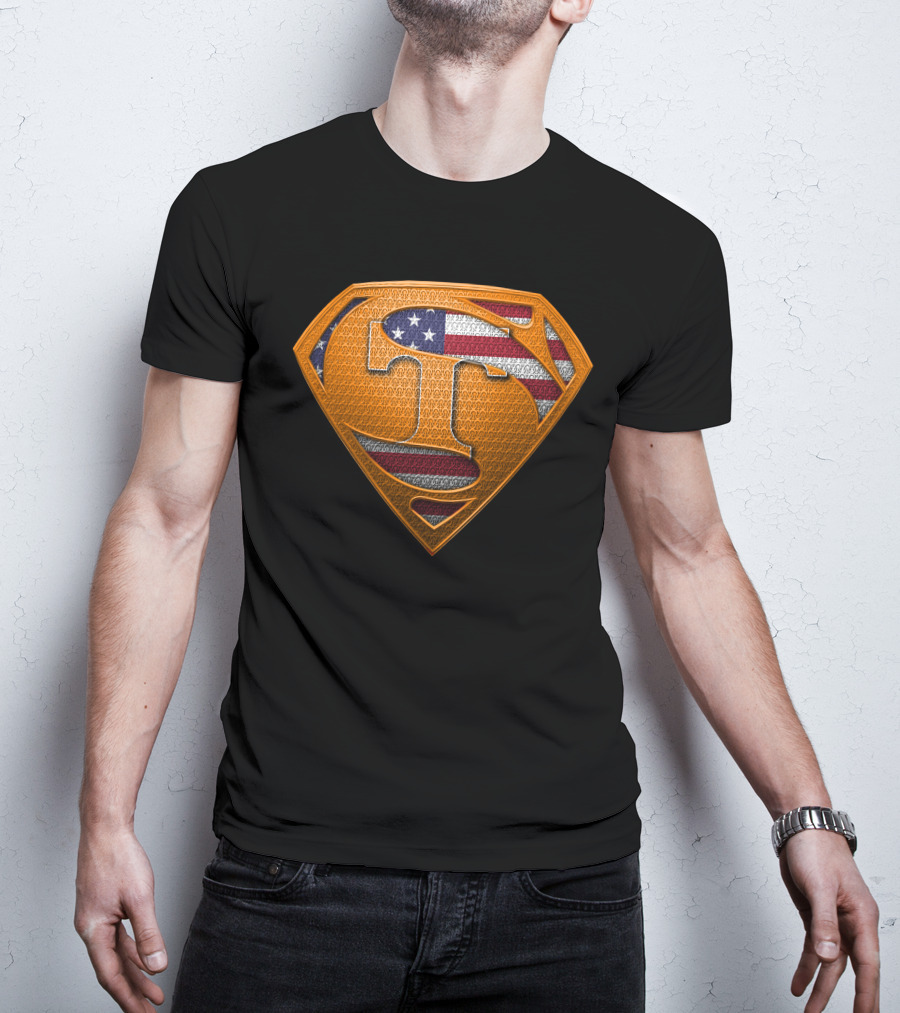 Tennessee Volunteers Super T American Flag Symbol T-Shirt