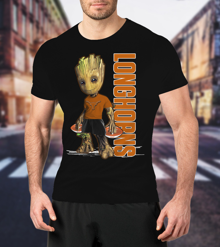 Groot Longhorns Texas Fan Mashup T-Shirt