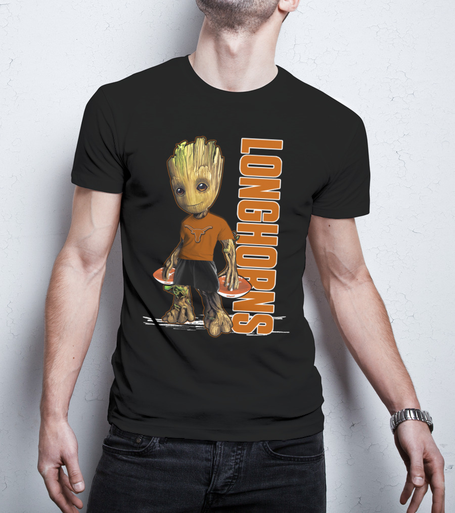 Groot Longhorns Texas Fan Mashup T-Shirt