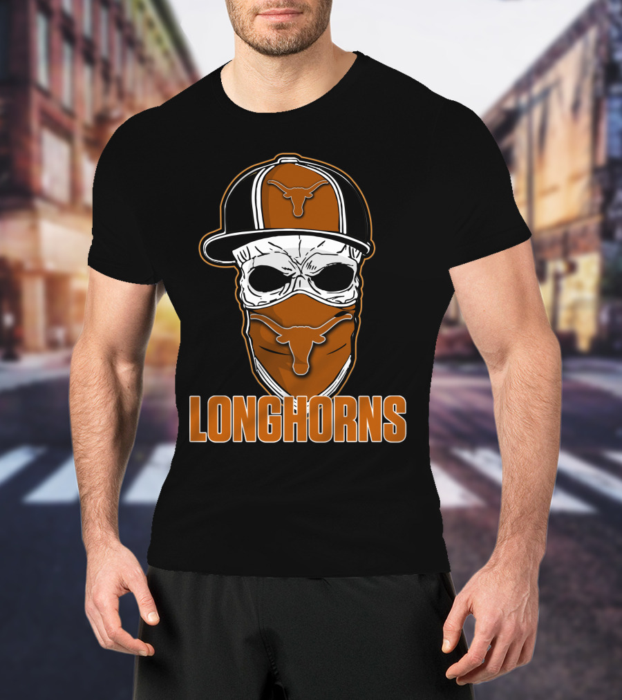Skull Hat Longhorns Texas Iconic T-Shirt